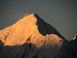 06 Gangapurna Close Up At Sunrise Climbing From Col Camp To The Chulu Far East Summit